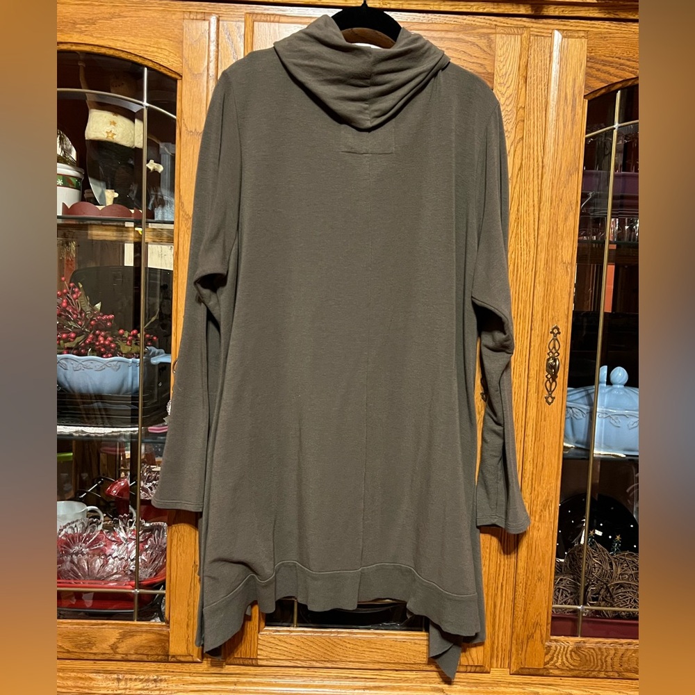 Cupio Woman Cowl Neck Warm Tunic 2X 🫒 - Picture 4 of 14